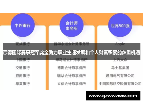 赢得国际赛事冠军奖金助力职业生涯发展和个人财富积累的多重机遇